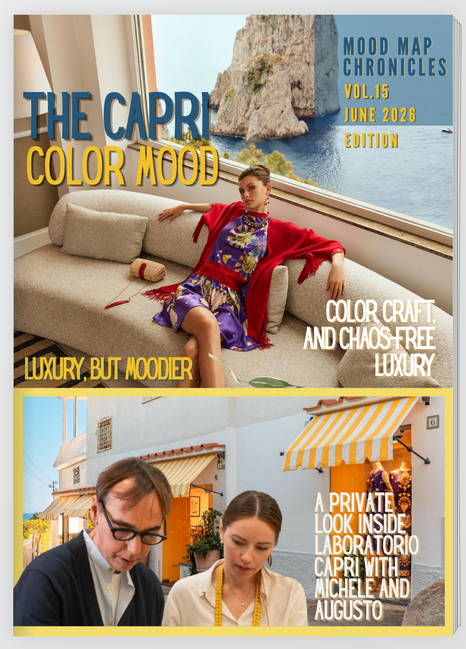 MOOD MAP CHRONICLES VOL.15 — The Capri Color Mood | June 2026 Edition